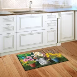 Spring Jubilee Floral Doormat Watering Can Indoor Outdoor 30" X 18" Briarwood Lane -Northlight Store GUEST 01c3a683 473d 40d8 86f5 4824caf735b8