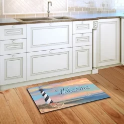 Briarwood Lane Coastal Lighthouse Summer Doormat Welcome Pier Indoor Outdoor 30" X 18" -Northlight Store GUEST 0273abfe 3031 42bc 8665 6928c10cd3b4