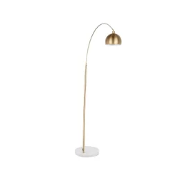 Marble And Metal March Contemporary Floor Lamp Gold (Includes LED Light Bulb) - LumiSource -Northlight Store GUEST 02b2a4f0 e762 45ad 8564 a7cee600cfcf