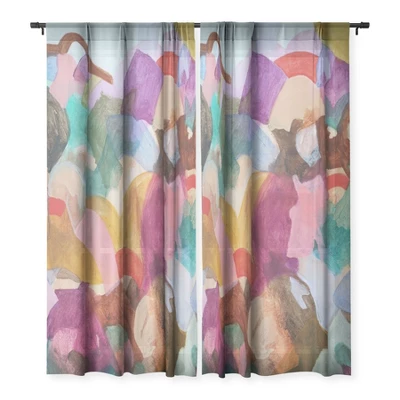 Laura Fedorowicz Beauty In The Connections Single Panel Sheer Window Curtain - Deny Designs 2 Laura Fedorowicz Beauty In The Connections Single Panel Sheer Window Curtain - Deny Designs - Image 2