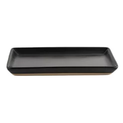 Sweet Water Decor Black Stoneware Tray - 8x4" 7 Sweet Water Decor Black Stoneware Tray - 8x4" -Northlight Store GUEST 03ed4190 155d 44fc 88ce a1c02cf455e3
