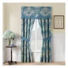 2pk 50"x84" Room Darkening Moonlit Shadows Curtain Panels Blue - Waverly