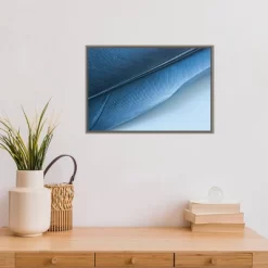 23" X 16" Feather I By Jennifer Beavers Framed Canvas Wall Art Blue - Amanti Art -Northlight Store GUEST 04cb0576 978d 43bb 86b5 6079a3ae9bd3