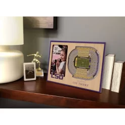 4" X 6" NCAA LSU Tigers 3D StadiumViews Picture Frame