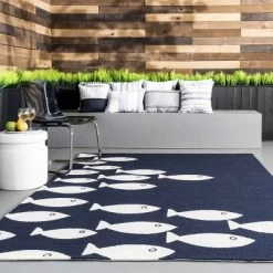 NuLOOM Hand Hooked Vivienne Indoor/ Outdoor Patio Area Rug -Northlight Store GUEST 0799e4a8 e399 478f 9336 d054e0ad277b