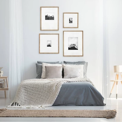 19.24" X 25.24" Matted To 8" X 10" Gallery Frame Natural Wood - Threshold™ Designed With Studio McGee 4 19.24" X 25.24" Matted To 8" X 10" Gallery Frame Natural Wood - Threshold™ Designed With Studio McGee - Image 4