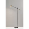 58" X 63" Collette Floor Lamp (Includes LED Light Bulb) Black - Adesso