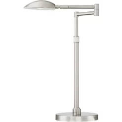 Possini Euro Design Eliptik Modern Desk Table Lamp 24 1/2" High Satin Nickel LED Swing Arm Adjustable Height For Bedroom Living Room Nightstand Office 12 Possini Euro Design Eliptik Modern Desk Table Lamp 24 1/2" High Satin Nickel LED Swing Arm Adjustable Height For Bedroom Living Room Nightstand Office -Northlight Store GUEST 086d676c 9e67 4211 99ae e5b23ef4b912