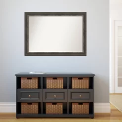 41" X 29" Non-Beveled Alta Rustic Char Wall Mirror - Amanti Art -Northlight Store GUEST 0971da82 45b2 4341 8c3d d611013c7c44