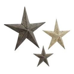 Set Of 3 Metal Stars Indoor Outdoor Wall Decors - Olivia & May -Northlight Store GUEST 0a8e4e2b 59e9 494f 9e4a dff616043bf8
