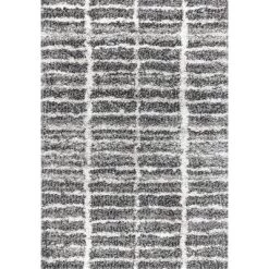 Susa Ogee Moroccan Trellis Shag Area Rug - JONATHAN Y