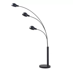 67" Archer 3-Light Adjustable Arc Floor Lamp Black - 510 Design -Northlight Store GUEST 0cd2a0c4 baf6 43f5 a034 cd408033deeb