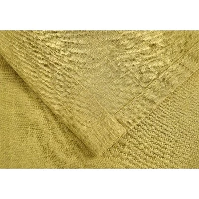 Kate Aurora Teen Decor Poly Cotton Pastel Yellow Colored Grommet Top Window Valance 2 Kate Aurora Teen Decor Poly Cotton Pastel Yellow Colored Grommet Top Window Valance - Image 2