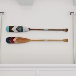 Set Of 2 Wood Paddle Novelty Canoe Oar Wall Decors With Arrow And Stripe Patterns - Olivia & May -Northlight Store GUEST 0e3c3af7 cbb9 476e 864a 4621b87194d4