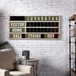 48" Wooden Scoreboard Decorative Wall Art - StyleCraft -Northlight Store GUEST 0f7e09e4 59e0 4a94 ad24 6d5ae0f5ed7b