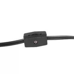 20.4" Traditional Ceramic Purled Texture Bedside Table Desk Lamp With White Fabric Drum Shade Black - Simple Designs -Northlight Store GUEST 0f8b6bba 6afe 4741 b1cd c1fe370abcf8