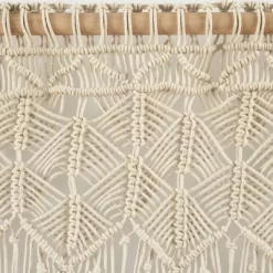 40"x30" Boho Macrame Tassel Cotton Window Valance Tan - Lush Décor 7 40"x30" Boho Macrame Tassel Cotton Window Valance Tan - Lush Décor -Northlight Store GUEST 10b2fd9c 898d 4e5f b14c 1745e1ff3ab8