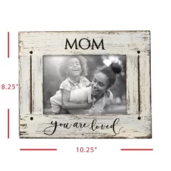 Cream You Are Loved 5 X 7 Inch Distressed Wood Picture Frame - Foreside Home & Garden -Northlight Store GUEST 10b52d06 a93a 475c 87ef b0b1fb49d2ae