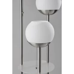 Bianca Shelf Floor Lamp Brushed Steel - Adesso -Northlight Store GUEST 129f33f1 244a 44af bf37 a6d6f6d4aca4