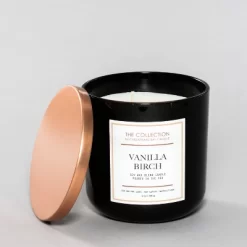 12oz Lidded Black Jar Candle Vanilla Birch - The Collection By Chesapeake Bay Candle -Northlight Store GUEST 12fe4ac6 1339 4b75 9b8f 4c2890744451