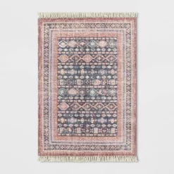 Alexandra Floral Printed Border Persian Rug Blush - Opalhouse™ -Northlight Store GUEST 13831d26 e9c0 4d66 95de 449574be25e7