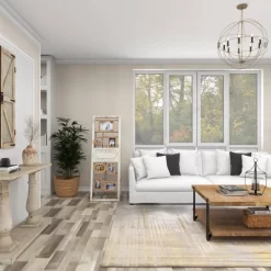 Wood 6 Slot Wall Photo Frame With Floor Stand Brown - Olivia & May -Northlight Store GUEST 13c01a3b bc7b 4d9f 812a 1ab04522d85c