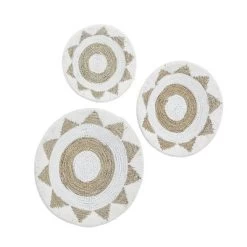Set Of 3 Cotton Plate Handmade Woven Wall Decors - Olivia & May 11 Set Of 3 Cotton Plate Handmade Woven Wall Decors - Olivia & May -Northlight Store GUEST 14769122 fd32 44e3 9f81 d8ebfd49bd4b