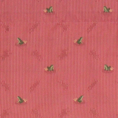 Ribbit Regal Camelia Style 3" Rod Pocket Valance 50" X 17" Red By RLF Home 2 Ribbit Regal Camelia Style 3" Rod Pocket Valance 50" X 17" Red By RLF Home - Image 2