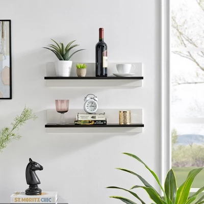 23.62" Set Of 2 Repose Display Photo Ledge Shelves - Danya B. 1 23.62" Set Of 2 Repose Display Photo Ledge Shelves - Danya B.