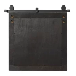 Wood Wall Mirror With Metal Hanging Rod Brown - Olivia & May -Northlight Store GUEST 15820d04 72a2 4ba2 84b2 9eaba064b025