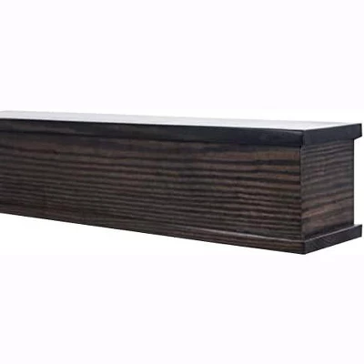 Mantels Direct Bisbee - Floating Fireplace Oak Hardwood Mantel Shelf Wooden Shelf Perfect For Electric Fireplaces - Made In The USA 2 Mantels Direct Bisbee - Floating Fireplace Oak Hardwood Mantel Shelf Wooden Shelf Perfect For Electric Fireplaces - Made In The USA - Image 2