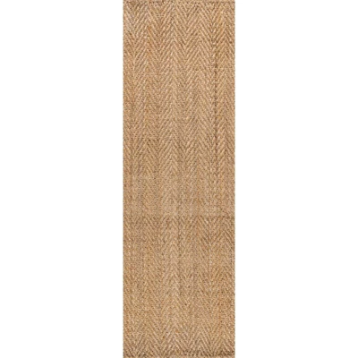 Espina Hand Woven Herringbone Chunky Jute Indoor Area Rug - JONATHAN Y 1 Espina Hand Woven Herringbone Chunky Jute Indoor Area Rug - JONATHAN Y