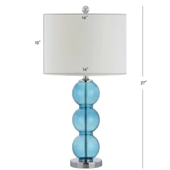 (Set Of 2) 27" Bella Glass Triple Sphere Table Lamp Sky Blue (Includes LED Light Bulb) - JONATHAN Y 5 (Set Of 2) 27" Bella Glass Triple Sphere Table Lamp Sky Blue (Includes LED Light Bulb) - JONATHAN Y -Northlight Store GUEST 1a6a9d7f 0119 463d bc11 c9e05c20074b