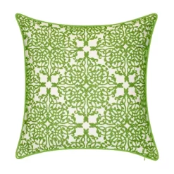 Embroidered Lacework With Piping Indoor/Outdoor Throw Pillow - Edie@Home -Northlight Store GUEST 1c37fdeb 0fcf 4aa5 a263 21e117ac279f