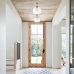 9.75" LED 1-Light Marla Iron/Seeded Glass Pendant Nickel/Clear - JONATHAN Y 6 9.75" LED 1-Light Marla Iron/Seeded Glass Pendant Nickel/Clear - JONATHAN Y -Northlight Store GUEST 1cace5ff 95b6 44f5 8eec c1a04b3732fa