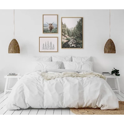 (Set Of 3) Mountain Landscape Set By Various Artists Natural - Kate & Laurel All Things Decor 5 (Set Of 3) Mountain Landscape Set By Various Artists Natural - Kate & Laurel All Things Decor - Image 5