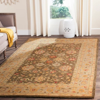 Anatolia AN553 Hand Tufted Traditional Area Rug - Safavieh 2 Anatolia AN553 Hand Tufted Traditional Area Rug - Safavieh - Image 2