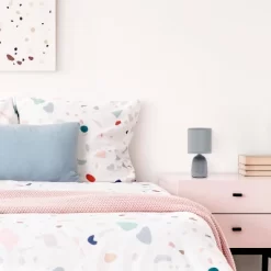 10.04" Traditional Ceramic Thimble Base Bedside Table Desk Lamp With Matching Fabric Shade Gray - Simple Designs 13 10.04" Traditional Ceramic Thimble Base Bedside Table Desk Lamp With Matching Fabric Shade Gray - Simple Designs -Northlight Store GUEST 1f0bb79d 771e 448b b76e 3f29cb924012