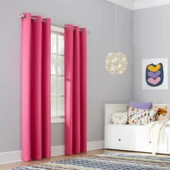 Riley Kids' Bedroom Blackout Grommet Top Curtain Panel - Sun Zero