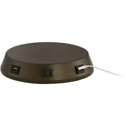 Franklin Iron Works Industrial Desk Table Lamp With USB And AC Power Outlet Workstation Charging Base 29" Tall Bronze Cognac Glass Office -Northlight Store GUEST 20794d02 b9a7 4a06 8d20 e46fedcad087