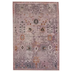 Elva Indoor/Outdoor Oriental Area Rug Purple/Gold - Jaipur Living -Northlight Store GUEST 21b7f171 ff9a 4b52 b193 60f05cef4f05