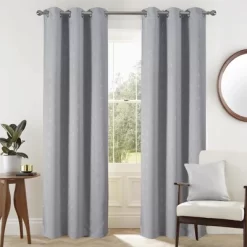 RT Designers Collection Gatsby Rubber Blackout Grommet Panel Grey -Northlight Store GUEST 237b1f90 645d 4811 9a30 735018f29ef3