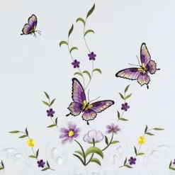 Collections Etc Embroidered Lavender Butterfly Floral Window Curtains 7 Collections Etc Embroidered Lavender Butterfly Floral Window Curtains -Northlight Store GUEST 23ef7e3d f7be 4c3e bee3 7c065de4f5c6