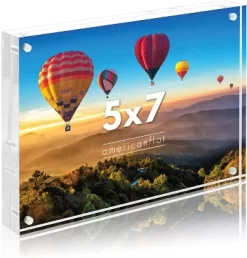 Americanflat Acrylic Picture Frame - Scratch Resistant With Magnetic Corners & Freestanding For Tabletop 13 Americanflat Acrylic Picture Frame - Scratch Resistant With Magnetic Corners & Freestanding For Tabletop -Northlight Store GUEST 2495f111 0b08 41b8 9647 ad7dc4e4de3f
