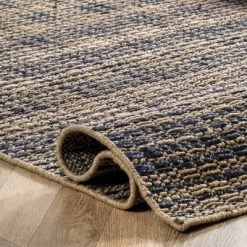 NuLOOM Danica Hand Woven Plaid Jute Area Rug -Northlight Store GUEST 272fe129 112b 4e66 ac0a c98578375631