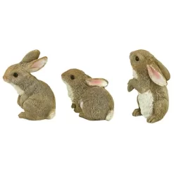 Design Toscano The Bunny Den, Garden Rabbit Statues, Set Of 3 - Brown -Northlight Store GUEST 277f5324 3113 4fce aaf2 6376e9ffb37d