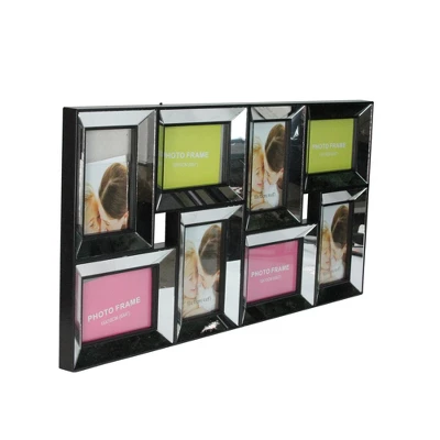 Northlight 27.5" Black Trimmed Glass Encased Collage Photo Picture Frame Wall Decoration 1 Northlight 27.5" Black Trimmed Glass Encased Collage Photo Picture Frame Wall Decoration