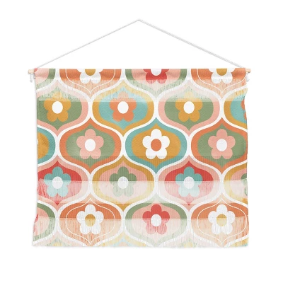 Emanuela Carratoni Vintage Floral Geometric Fiber Wall Hanging - Deny Designs 3 Emanuela Carratoni Vintage Floral Geometric Fiber Wall Hanging - Deny Designs - Image 3