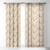 Avenie Cottage Garden IV Single Panel Sheer Window Curtain - Society6