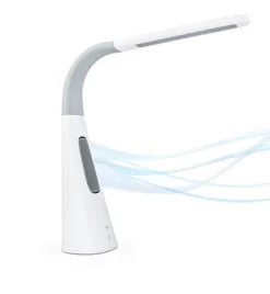 Mount-It! Turcom AirLight Ultrabright LED Desk Lamp With Bladeless Three Speeds Fan Panel | White -Northlight Store GUEST 28d0091f e5a6 45cc 9b6c 178557d1b634